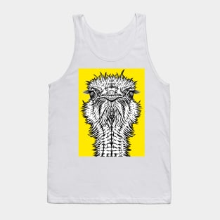 OSTRICH ink portrait Tank Top